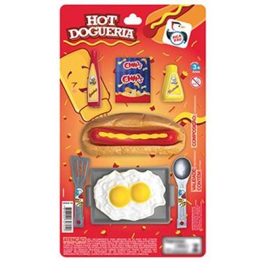 Imagem de Kit Hot Dog Dogueria Comidinhas De Brinquedo Cachorro Quente - PICAPAU