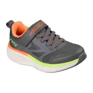 Imagem de Skechers Tênis masculino Go Run Elevate 2.0-find My, Carvão, carvão, laranja e limão, 12 Little Kid