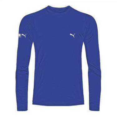 Imagem de Camiseta Masculina Manga Longa Proteção Solar UV50+ Praia Puma-Masculino
