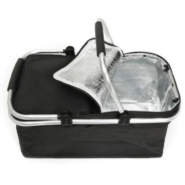Imagem de Bolsa Cesta Térmica 30L Com Alça Dobrável Piquenique Viagem - Yeet