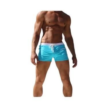 Imagem de Shorts De Natação Masculinos De Secagem Rápida E Respirável Com Cintur