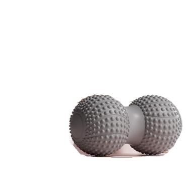 Imagem de Bola de massagem de amendoim 、Massagem muscular profunda miofascial、ferramenta de massagem de relaxamento no pescoço nas costas 、Rolo de pé、Esfera fascial (cinza, 2 peças)