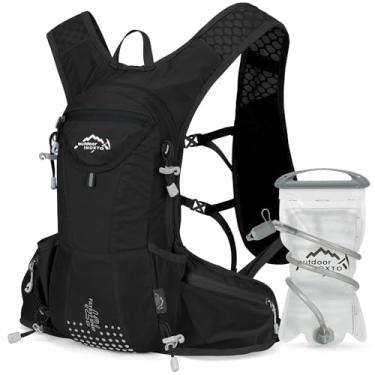 Imagem de IX INOXTO Mochila De Hidratação, Mochila Leve Para Água Com Bexiga De Hidratação De 2L, Mochila Para Homens E Mulheres, Colete De Hidratação Para Corrida, Trilha, Caminhada, Ciclismo, Corrida, Escala