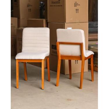 Imagem de Cadeiras para Mesa de Jantar Estofada - Petra - Art Salas