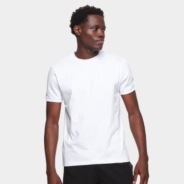 Imagem de Camiseta Calvin Klein Malhão Com Punhos Masculina, Branco, P