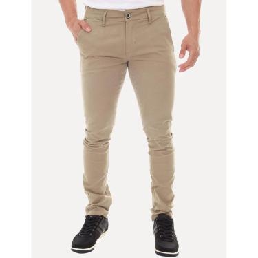 Imagem de Calça Tommy Hilfiger Masculina de Sarja Brooklyn Caqui Escuro-Masculino