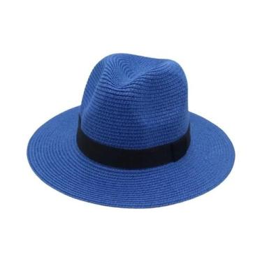Imagem de Chapéu De Palha Panamá Com Fita Preta Para Homens E Mulheres, Estilo C