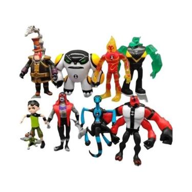 Imagem de Conjunto De Figuras De Ação Ben 10 9 Peças Tennyson Quatro Braços Grey