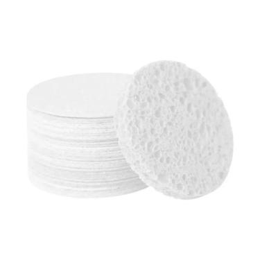Imagem de Esponja Facial Para Limpeza Diária, Remoção De Maquiagem, Esfoliação E
