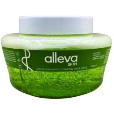 Imagem de Geleia Hidratante Corporal Maca Verde 250ml Alleva - Rápida Absorção, Pele Macia e Refrescante