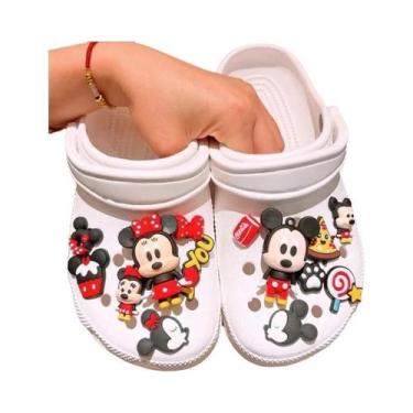 Imagem de Pingentes 3D Mickey E Minnie Para Crocs E Sandálias, Decoração De Jard