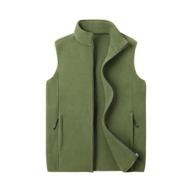 Imagem de Colete De Fleece Masculino plus Size Quente Para Outono E Inverno, Sem