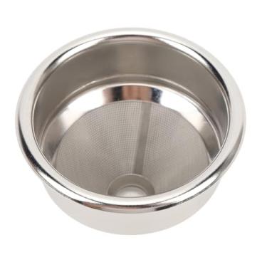 Imagem de Cesta de filtro de 58 mm, cesta cônica de aço inoxidável 304 com design de malha fina para máquina de café portátil sem fundo