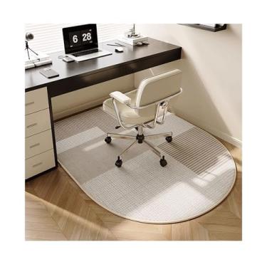 Imagem de Tapete para cadeira de escritório - suporte antiderrapante, fácil de limpar, à prova de som - projetado para pisos de madeira, azulejo e carpete - Tapetes deslizantes para movimento e proteção sem