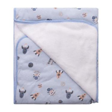 Imagem de Manta Microfibra para Bebê Dupla Face 85 cm x 1,00 m Bublim, Espaço