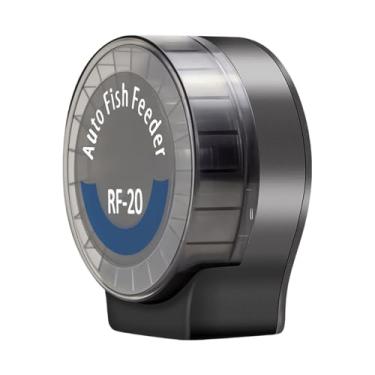 Imagem de Alimentador de aquário inteligente com controle de 6 níveis | Alimentador automático de peixes - temporizador de 140 ml, alimentação de aquário para equipamento de tanque de mesa, axolote, tartaruga