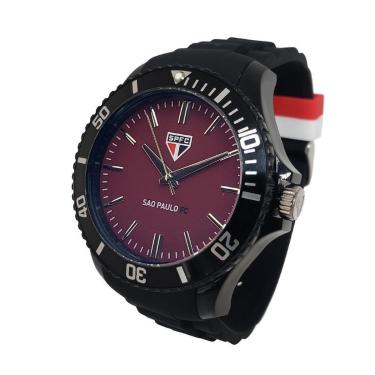 Imagem de Relógio São Paulo FC Oficial Masculino Preto SPFC-004-4-Masculino