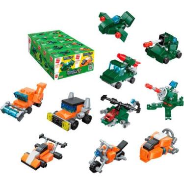 Imagem de Brinquedo para Montar SET MILITAR/TRANSPORTES 3 em 1 Sortido (display 