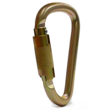 Imagem de Mosquetão Sideup Aço Hms Trava Automática 50kn Ce En Nbr Zincado