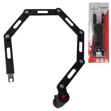 Imagem de Cadeado dobrável Absolute Compact 75 cm preto