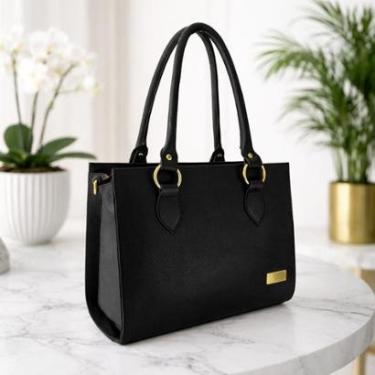 Imagem de Bolsa Estruturada Direto de Fábrica TopGrife Atacado Couro-Feminino