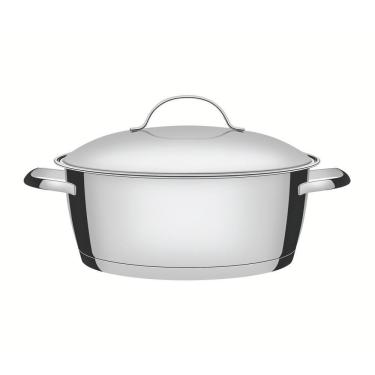 Imagem de Caçarola Allegra Aço Inox Fundo Triplo Fogões De Indução 22 Cm 3,3l - Tramontina 62653221