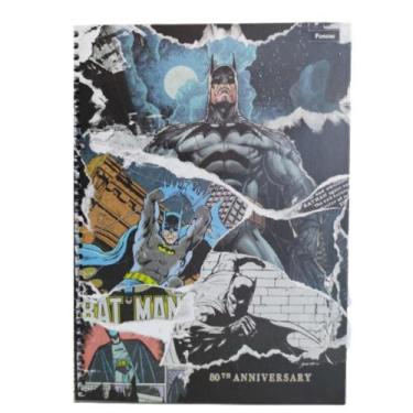 Imagem de Caderno Escolar Espiral Com 200 Folhas Modelos Variados - Jandaia, Bat