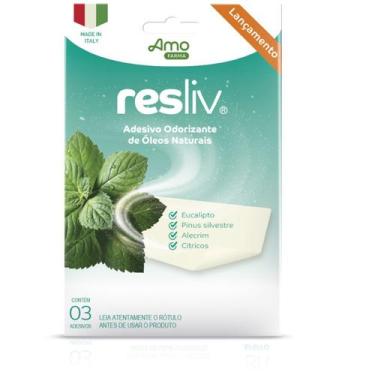 Imagem de Resliv - adesivo odorizante para respiração - amoveri farma