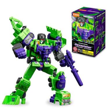 Imagem de Boneco Blokees Transformers Defender Version Devastator Combining
