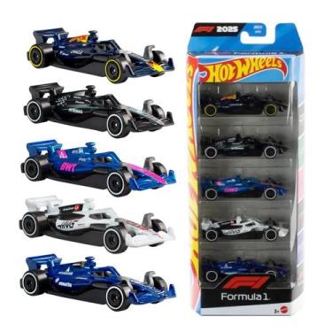 Imagem de Hot Wheels Colecionável Formula 1 2025 Pack c/ 5 - Mattel