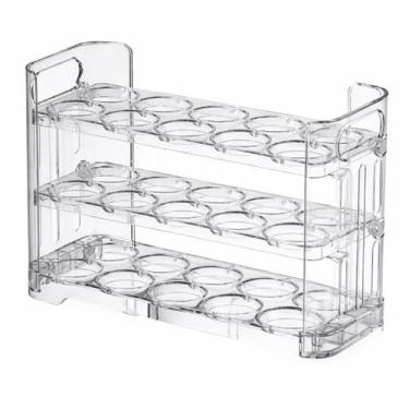 Imagem de Organizador para Ovos Capacidade 30 Ovos Para Geladeira - KEHOME, Bran