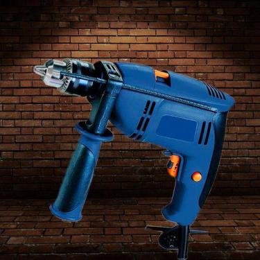 Imagem de Furadeira Parafusadeira de Impacto 800w Maleta 28 Acessórios - NAKASAK