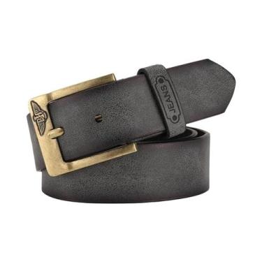 Imagem de Um cinto de couro PU estilo ocidental para homens e mulheres, um cinto