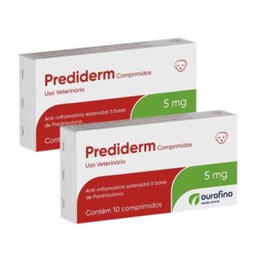 Imagem de Kit 2 AntiInflamatório Ourofino Prediderm Cão 10 Comprimidos - Ouro fi