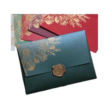 Imagem de Envelope De Papel Perolado Grosso 10un. - Envelope Para Convites E Car