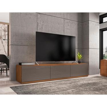 Imagem de Rack Eros 1.80 Cinza/Perola Noce - Casa D Móveis