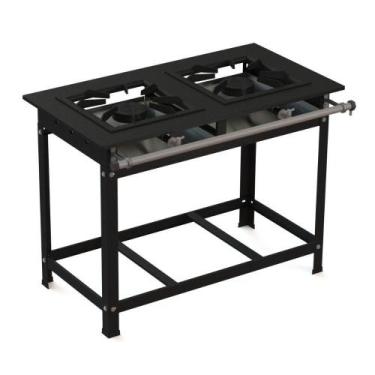 Imagem de Fogão Industrial 40x40 P10 2 Bocas Alta Pressão - JL Colombo