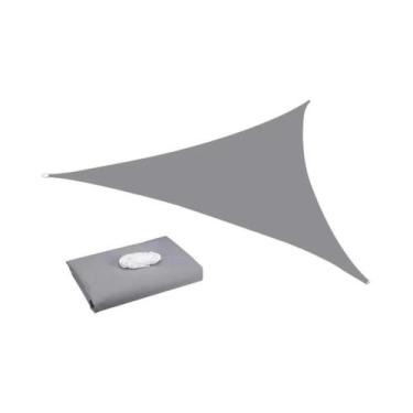 Imagem de Toldo De Sombra Triangular Impermeável Com Bloqueio UV De 98% Para Aca