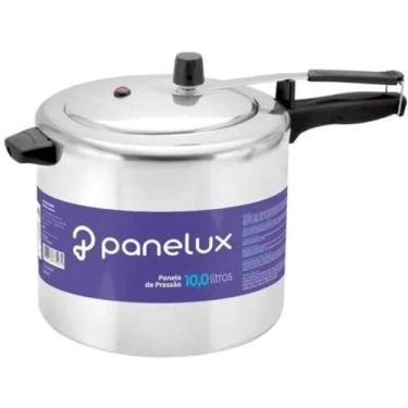 Imagem de Panela de Pressão Classic Polida 10L Com Trava Externa Em Alumínio Pan