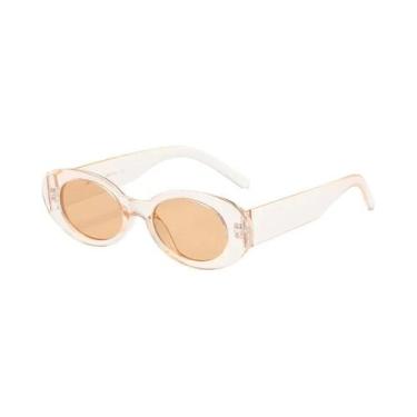 Imagem de Óculos De Sol Retrô Oval UV400 Para Homens E Mulheres, Óculos De Moda 