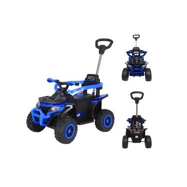 Imagem de Quadriciclo Infantil C/ Empurrador e Luzes Ride On Maxi Toys