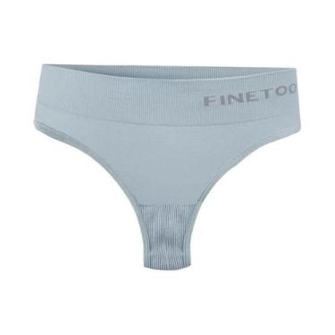 Imagem de Calcinhas Sem Costura Para Mulheres, Tanga Macia De Cintura Média, Tam