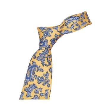 Imagem de Gravata De Seda Masculina 8CM Com Estampa Graffiti, Matemática, Frutas