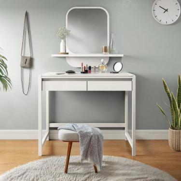 Imagem de Penteadeira Madeira Maciça 2 Gavetas Modena - Weihermann