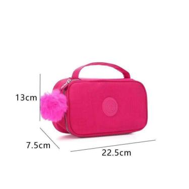 Imagem de Estojo Escolar OEM Box Juvenil Martelasse Jumbo 2 Compartimentos Organizador Grande 22x...