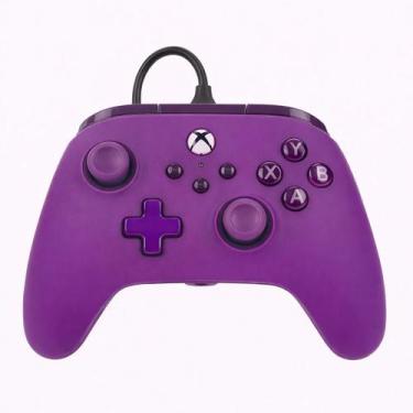 Imagem de Controle PowerA Xbox Com Fio Roxo Advantage USB 3m PC Series X S One L
