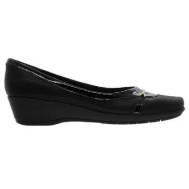 Imagem de Sapato Feminino Anabela Piccadilly 143211 Preto-Feminino