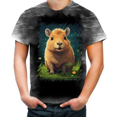 Imagem de Camiseta Desgaste Capivara do Bem Animalzinho 14 - Kasubeck Store®, IN