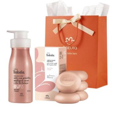 Imagem de Kit Mães Tododia Noz Pecã e Cacau Creme + Sabonete - Natura