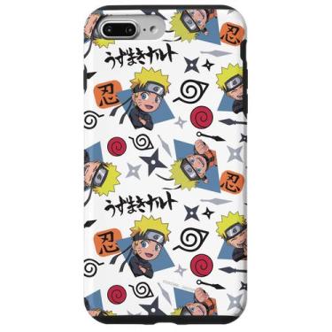 Imagem de Capa para Celular com Estampa Chibi do Naruto para iPhone 7 Plus e 8 P